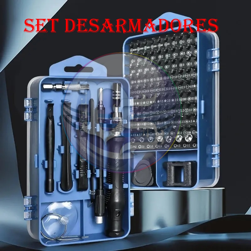 KIT DESARMADORES DE PRECISIÓN