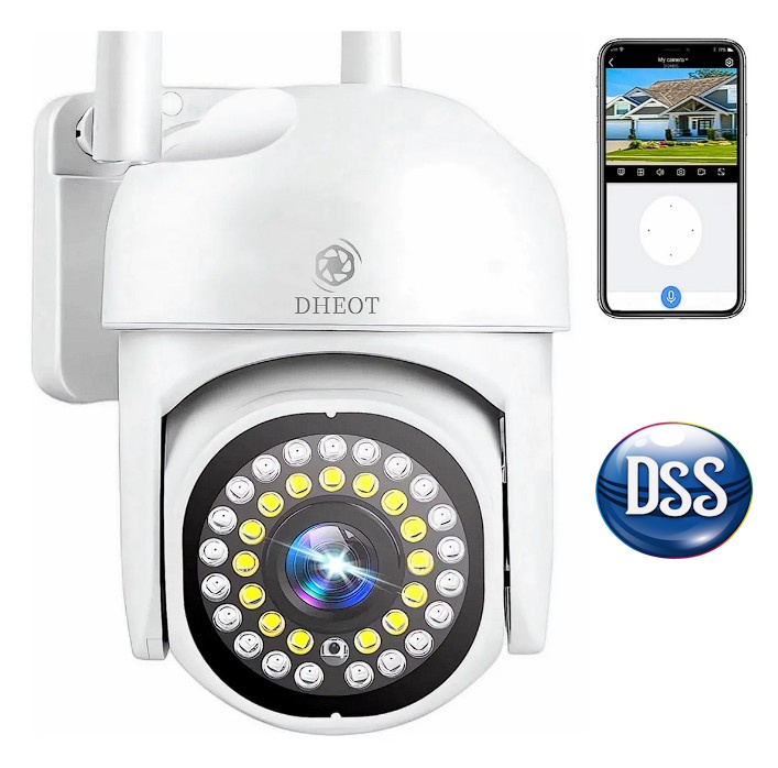 CAMARA SEGURIDAD WIFI BLANCA ICAM365 (IMPERMEABLE)
