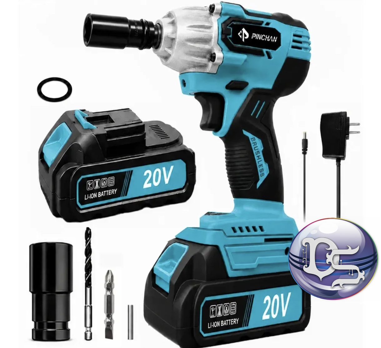 Llave de Impacto Inalámbrica 20V Potente y Portátil - Basico